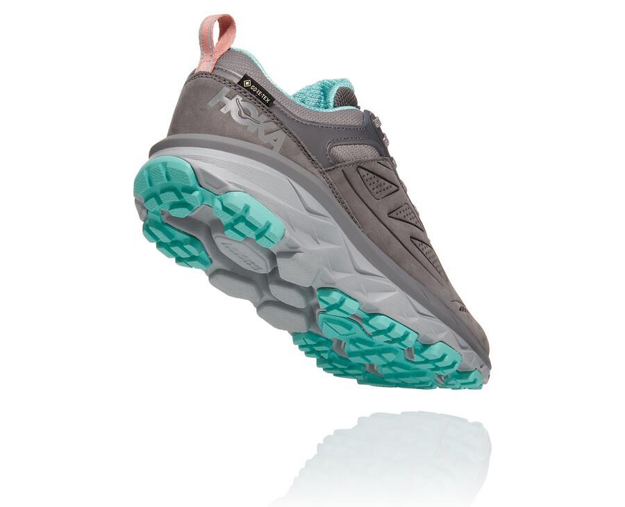 Hoka One One Trainers Womens Grey - Challenger Low GORE-TEX - 35492BNUD